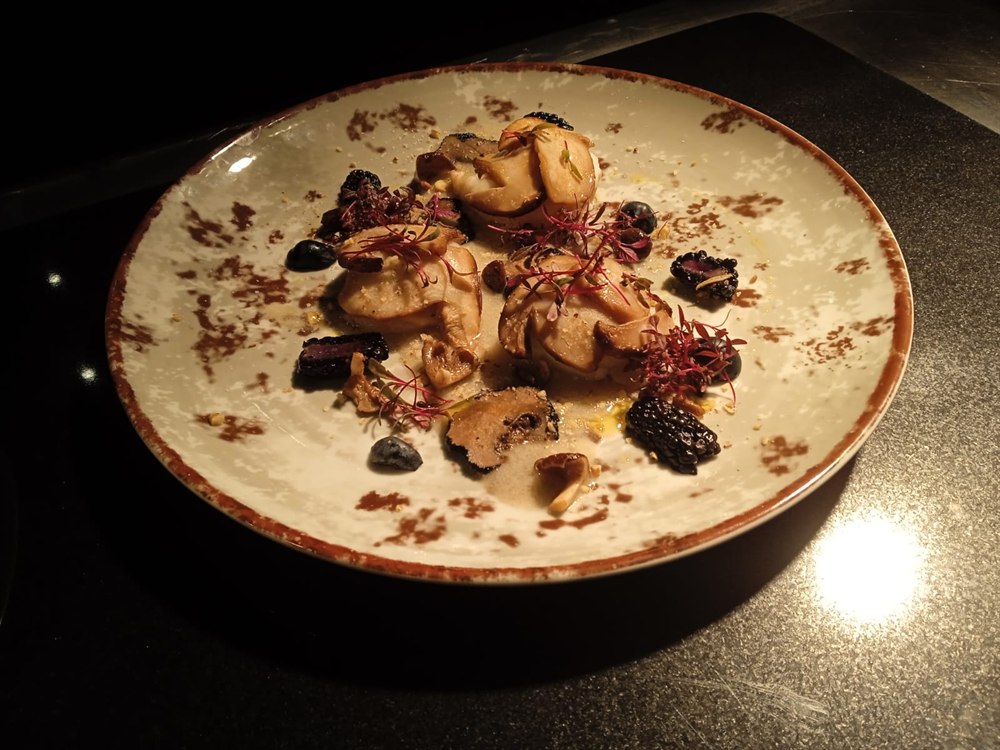 Piatto gourmet creato da Samuele Zaninotto